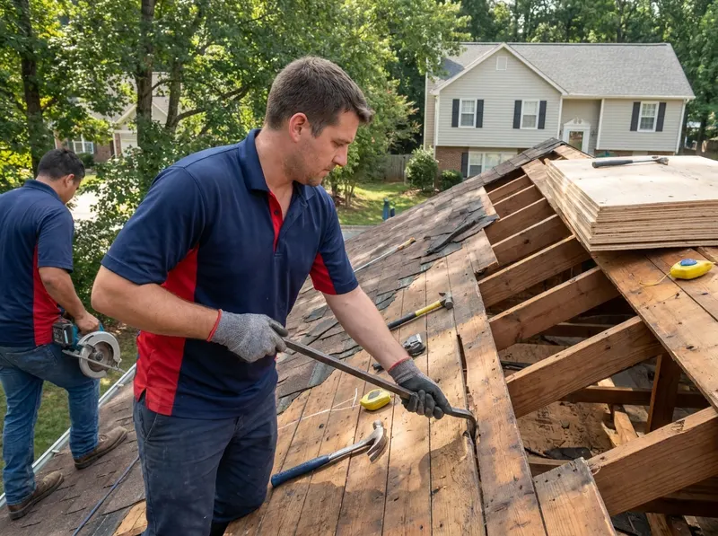 Roof Decking Replacement in Raleigh, NC