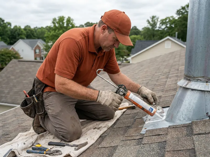 Roof Flashing Repair in Raleigh, NC